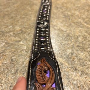 Tooled Leather Belt
